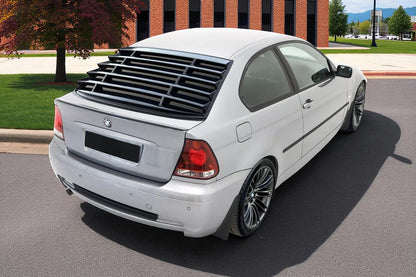 💫 Louver  Lunotto in ABS Nero per BMW Serie 3 E46 Compact (2001–2005💫
