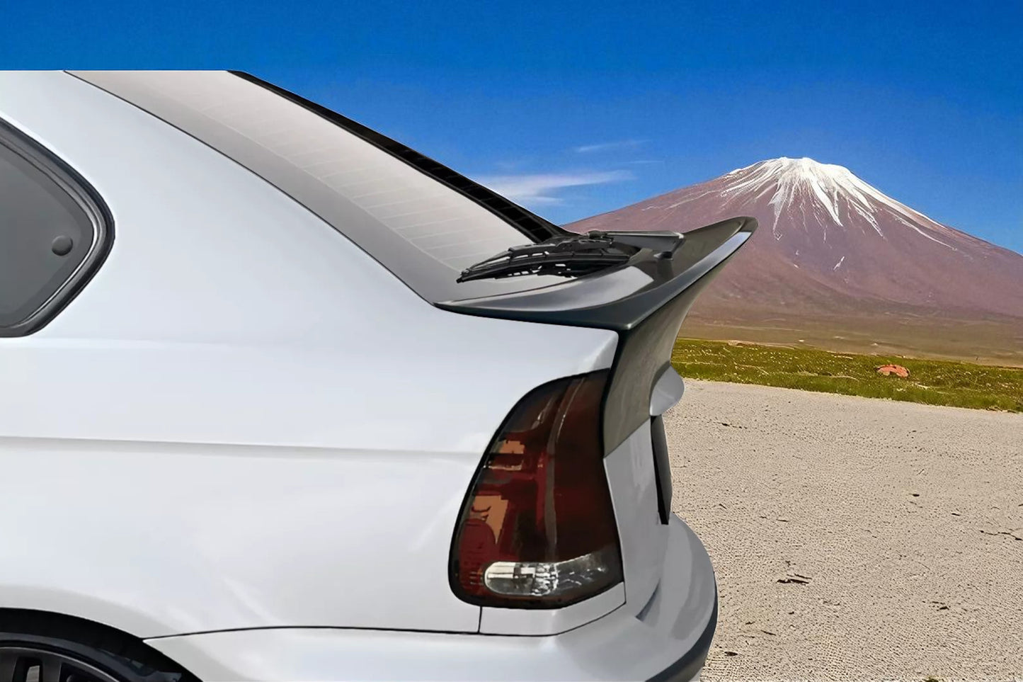 💫Spoiler Posteriore / Alettone in ABS Nero Lucido per BMW Serie 3 E46 Compact💫