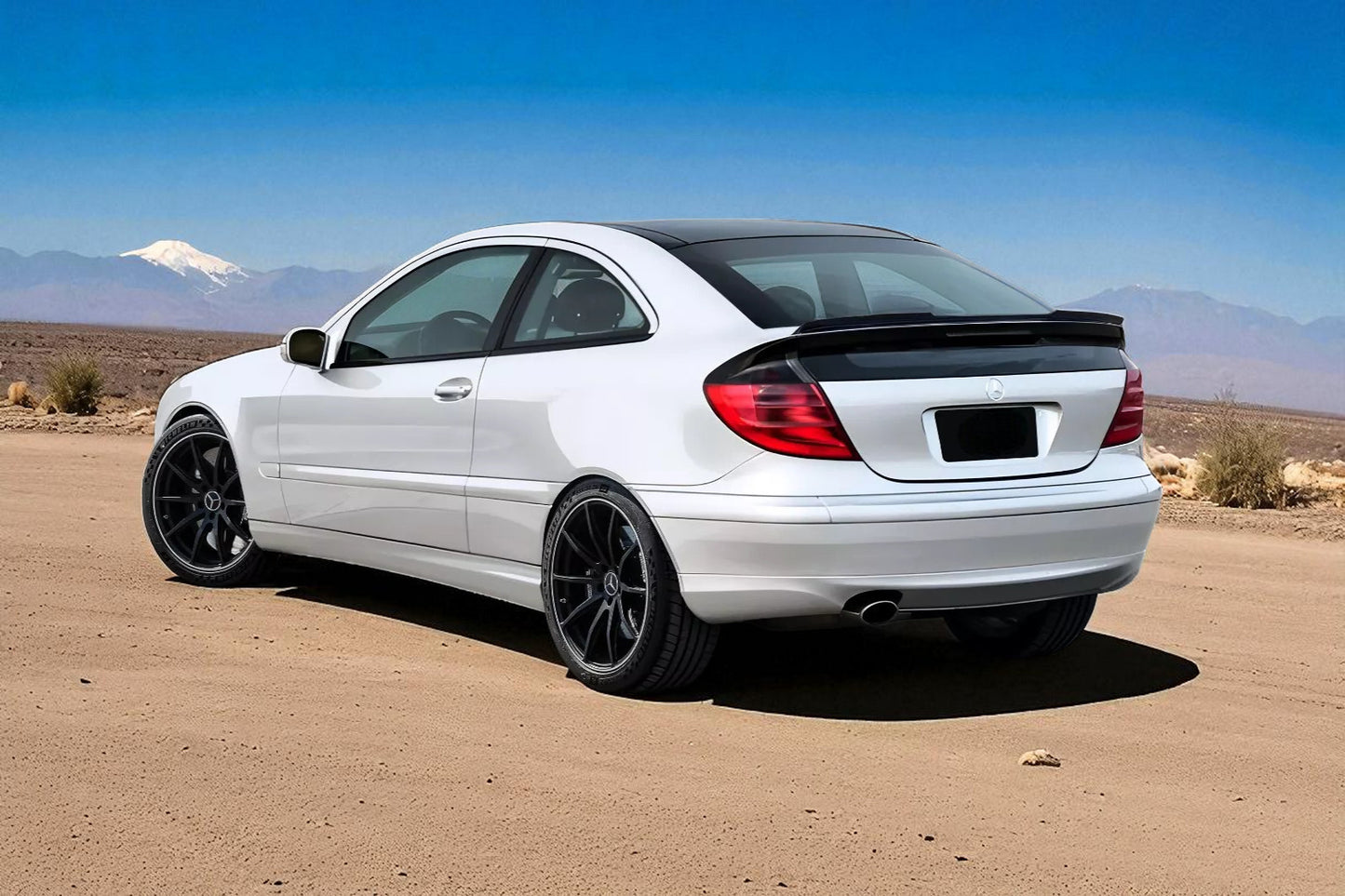 💫Spoiler Posteriore / Alettone in ABS Nero Lucido per Mercedes CLC W203 Sport💫