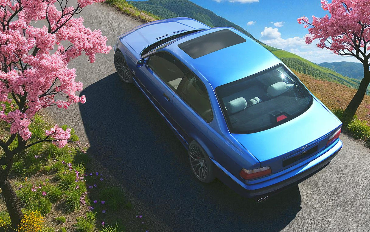 💫Pannello Chiusura  / Sunroof in ABS Nero per BMW Serie 3 E36 (1990–2000)💫