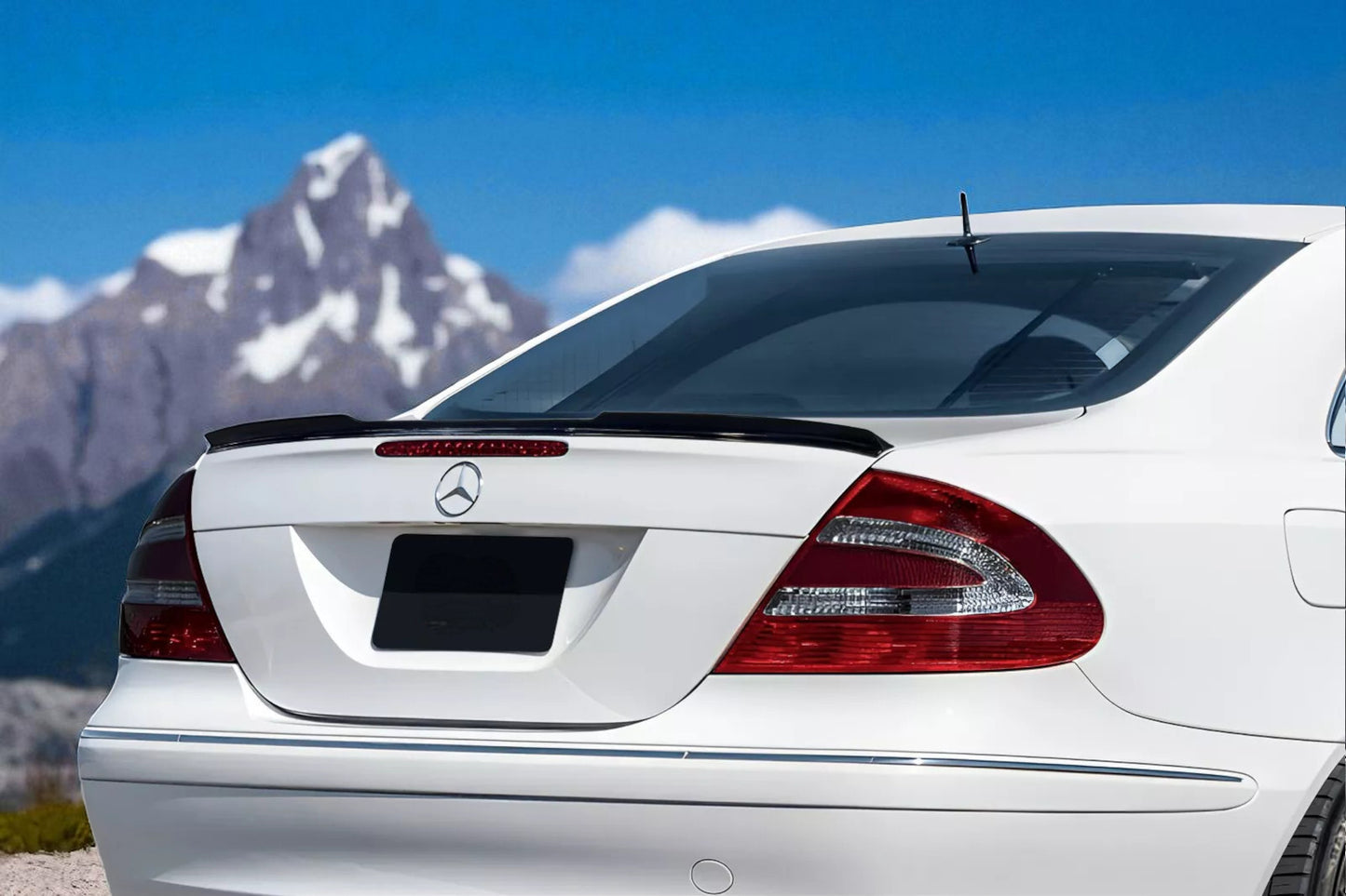 💫Spoiler Posteriore / Ala Bagagliaio in ABS Nero Lucido per Mercedes CLK W209💫