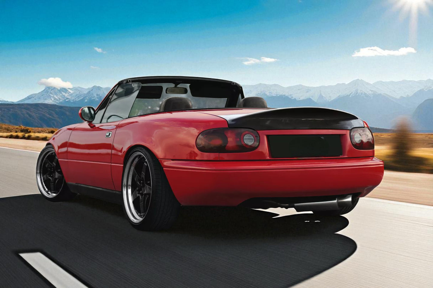 💫 Spoiler Posteriore Ducktail per Mazda MX-5 Mk1 NA (1989–1998) – Alettone 💫