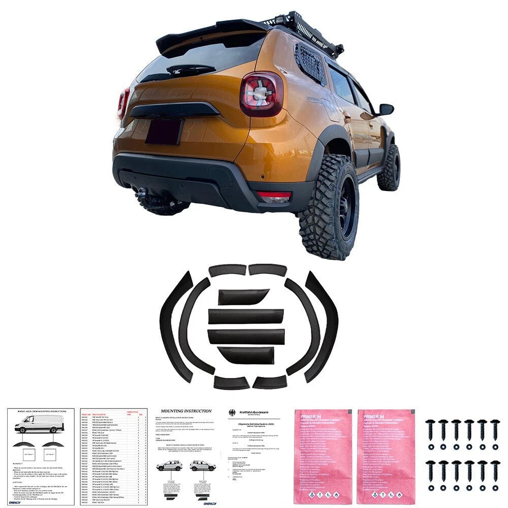 🔥 Kit carrozzeria adatto per DACIA Duster dal 2018 al 2024 12 pz 🔥