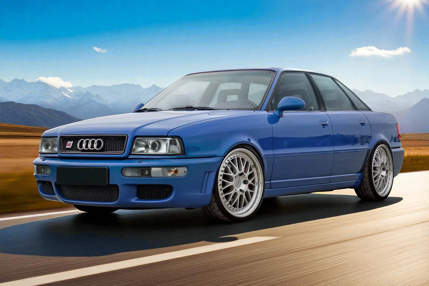 💫Paraurti Anteriore RS2 Look per Audi 80 B4 (1991–1995) –Front Sportivo 💫