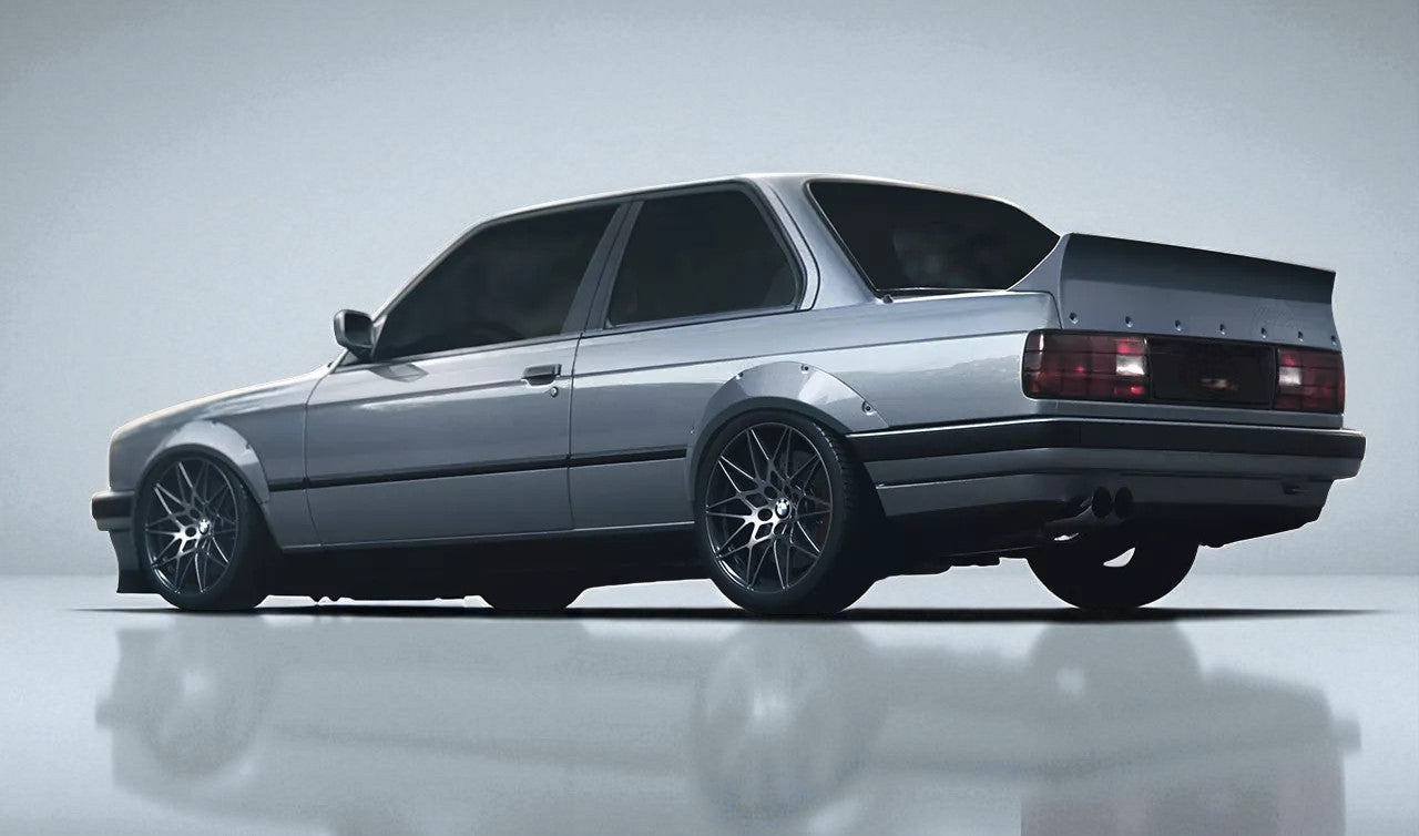 💫 Spoiler Posteriore Ducktail per BMW Serie 3 E30 (1982–1994) – Bagagliaio 💫