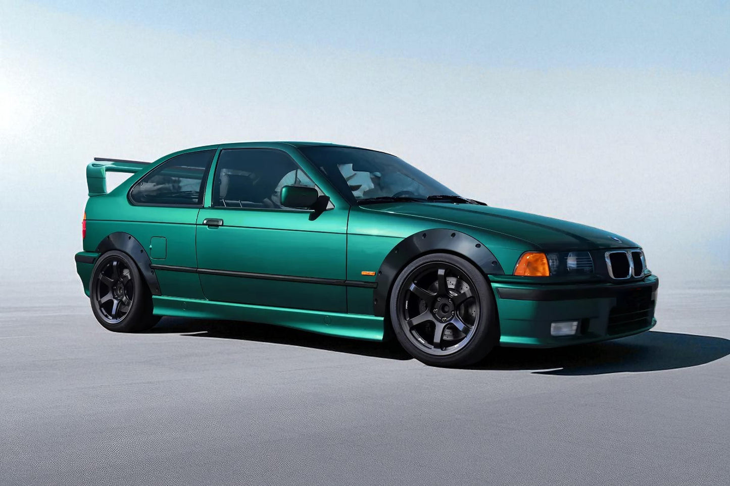 💫 Allargamento Parafanghi in ABS per BMW Serie 3 E36 Compact (1993–2000) 💫
