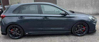💫 Estensioni Minigonne Laterali in ABS Nero Lucido per Hyundai i30N MK3 💫