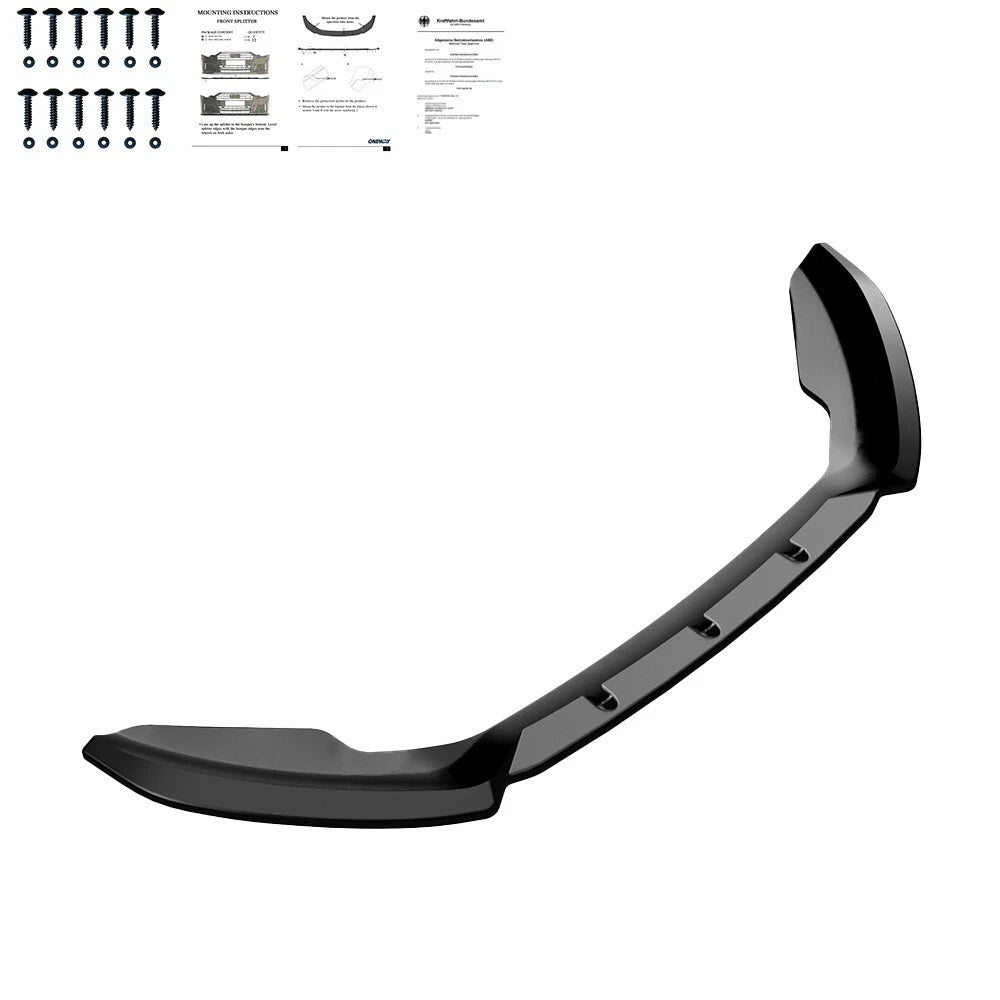 🔥 Spoiler Anteriore adatto per FORD Fiesta MK7 Facelift dal 2012 al 2017 🔥