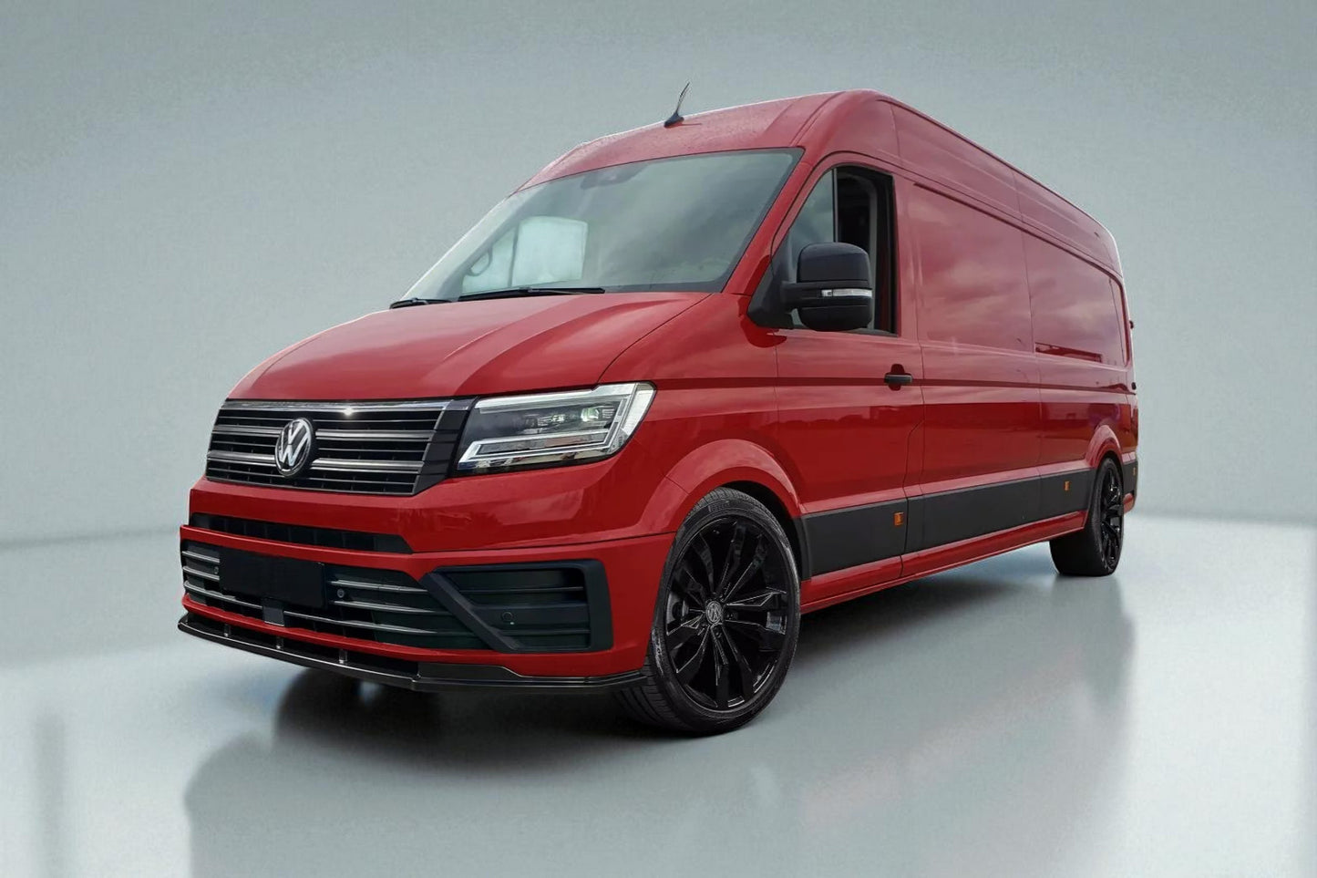 💫 Spoiler Anteriore / Labbro Inferiore in ABS Nero per VW Crafter II /MAN TGE💫
