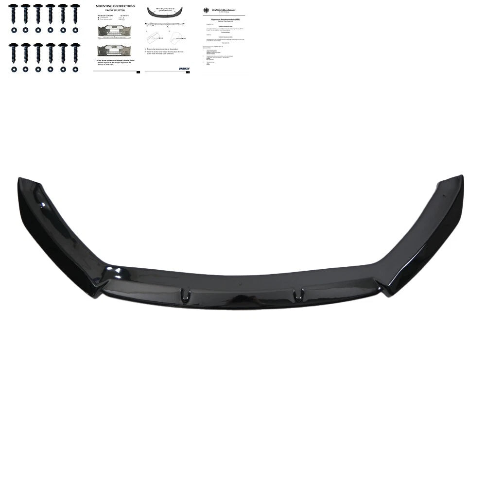 🔥 Spoiler Anteriore adatto per SEAT Leon FR MK3 Facelift dal 2017 al 2019 🔥