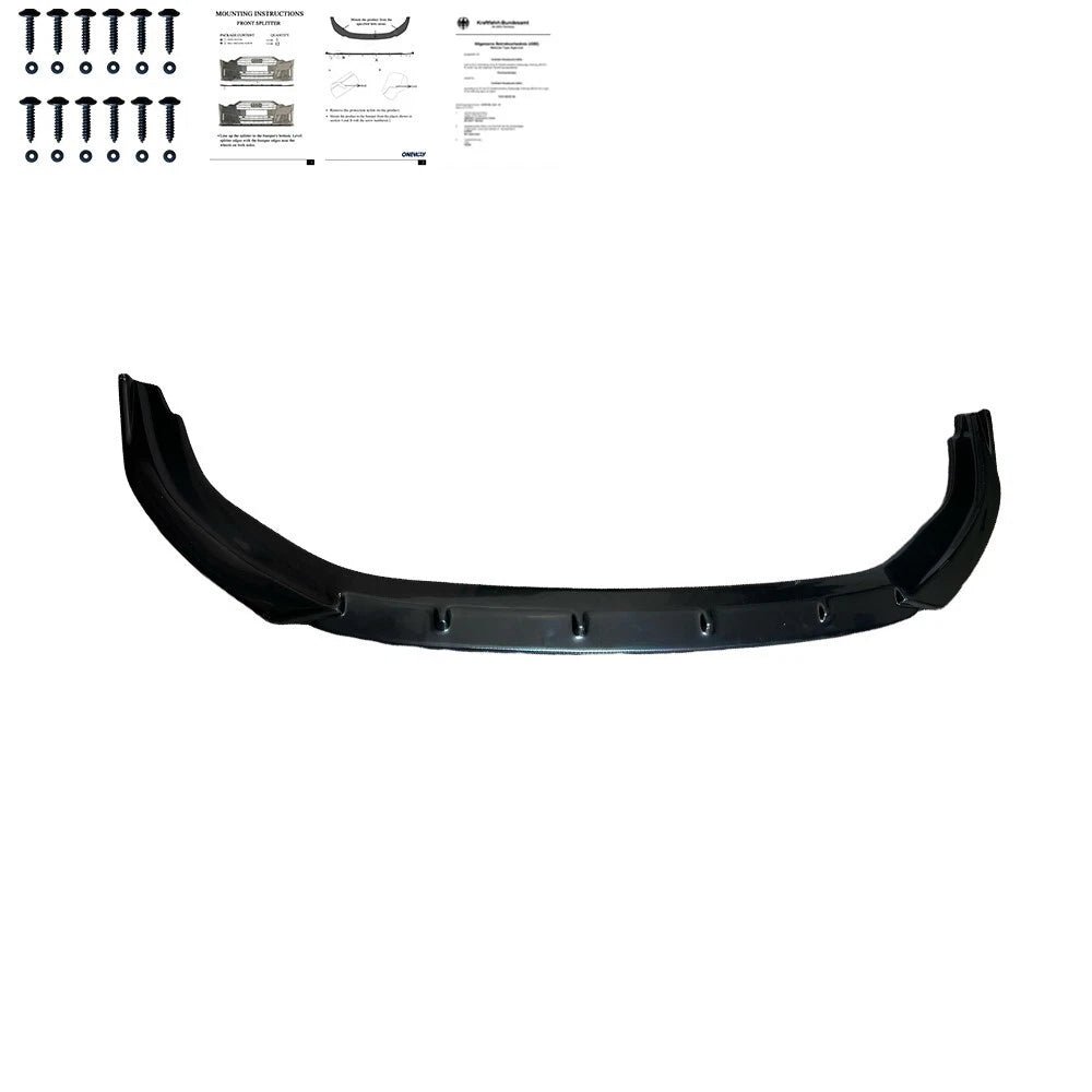 🔥 Spoiler Anteriore adatto per VW Golf 8 GTI GTE R Line 2020-2024 🔥