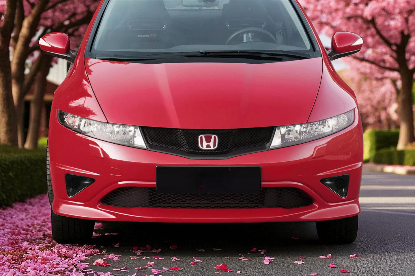 💫 Prese Aria / Sfiati Paraurti Mugen Look per Honda Civic Type R FN2 / FK 💫