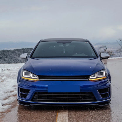 🔥 Spoiler Anteriore adatto per VW Golf MK 7 R R Line dal 2013 al 2016 🔥