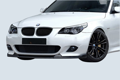 💫 Labbro Anteriore / Spoiler Anteriore in ABS Nero per BMW Serie 5 E60 E61 💫