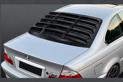 💫Tenda Lunotto / Window Louver in ABS Nero per BMW Serie 3 E46 Coupé 💫