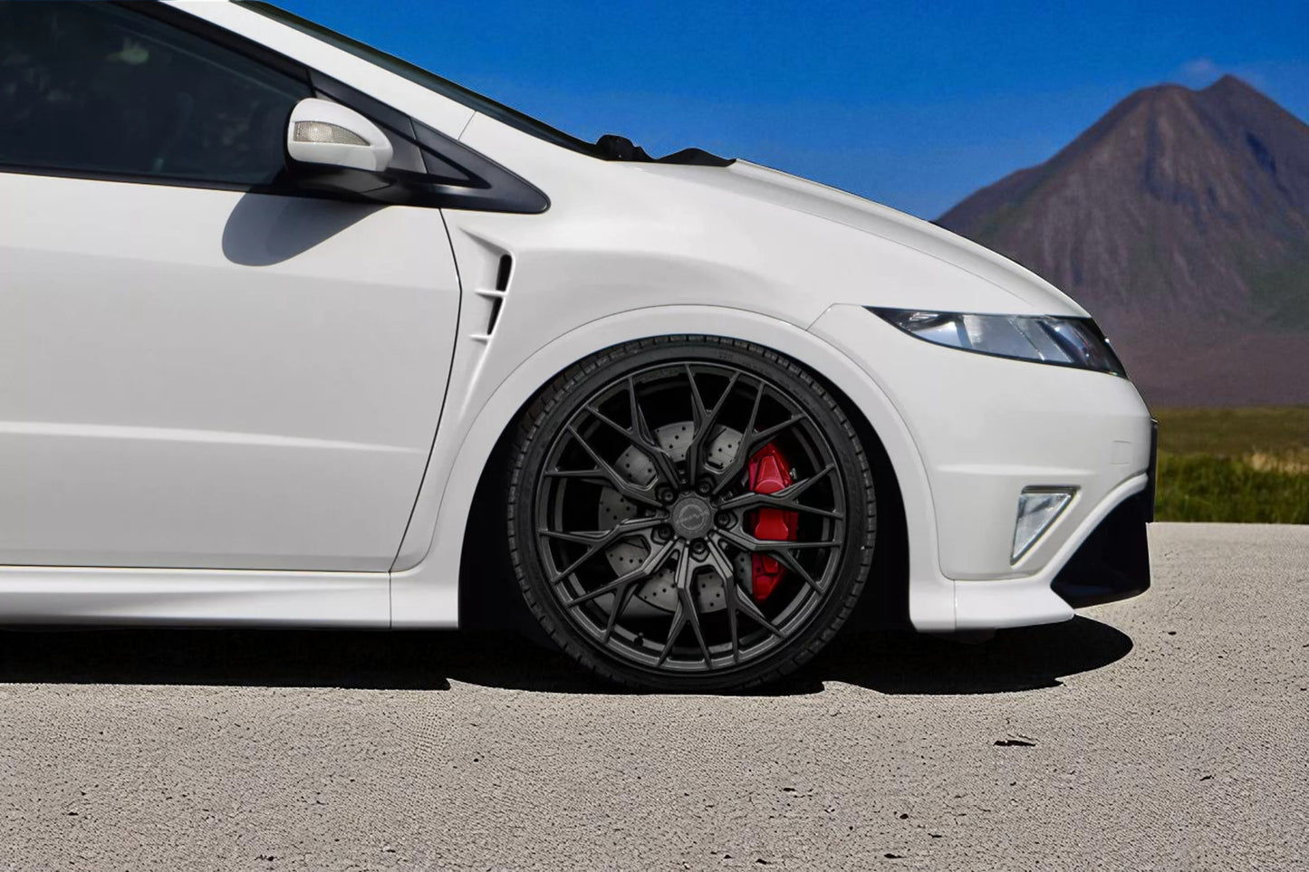 💫 Set Parafanghi Anteriori SX/DX per Honda Civic Type R (FN2/FN/FK) 2006–2011💫