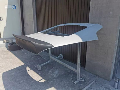 💫Spoiler Posteriore Ducktail per Nissan 350Z –ABS Nero Lucido Stile Trunk Lip💫