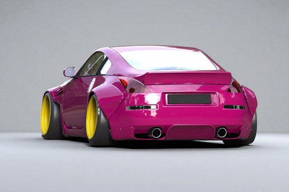 💫Spoiler Posteriore Ducktail per Nissan 350Z –ABS Nero Lucido Stile Trunk Lip💫