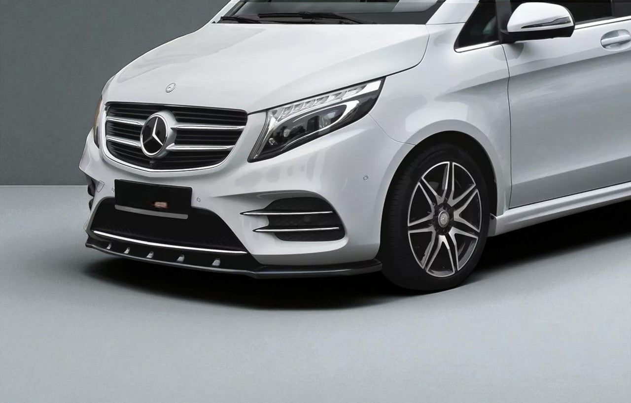 💫Labbro Anteriore in ABS Nero per Mercedes Classe V / Vito W447 con Pacchetto💫