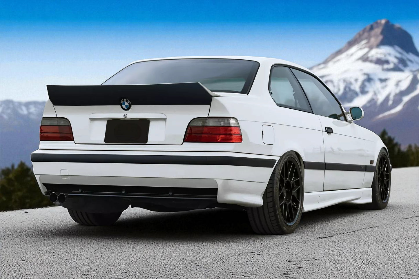 💫Spoiler Posteriore Ducktail in ABS per BMW Serie 3 E36 Berlina / Coupé 💫