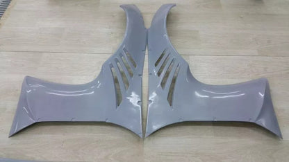 💫 Parafanghi Anteriori Wide Body +50mm per Nissan 350Z – Vetroresina Rinforza💫