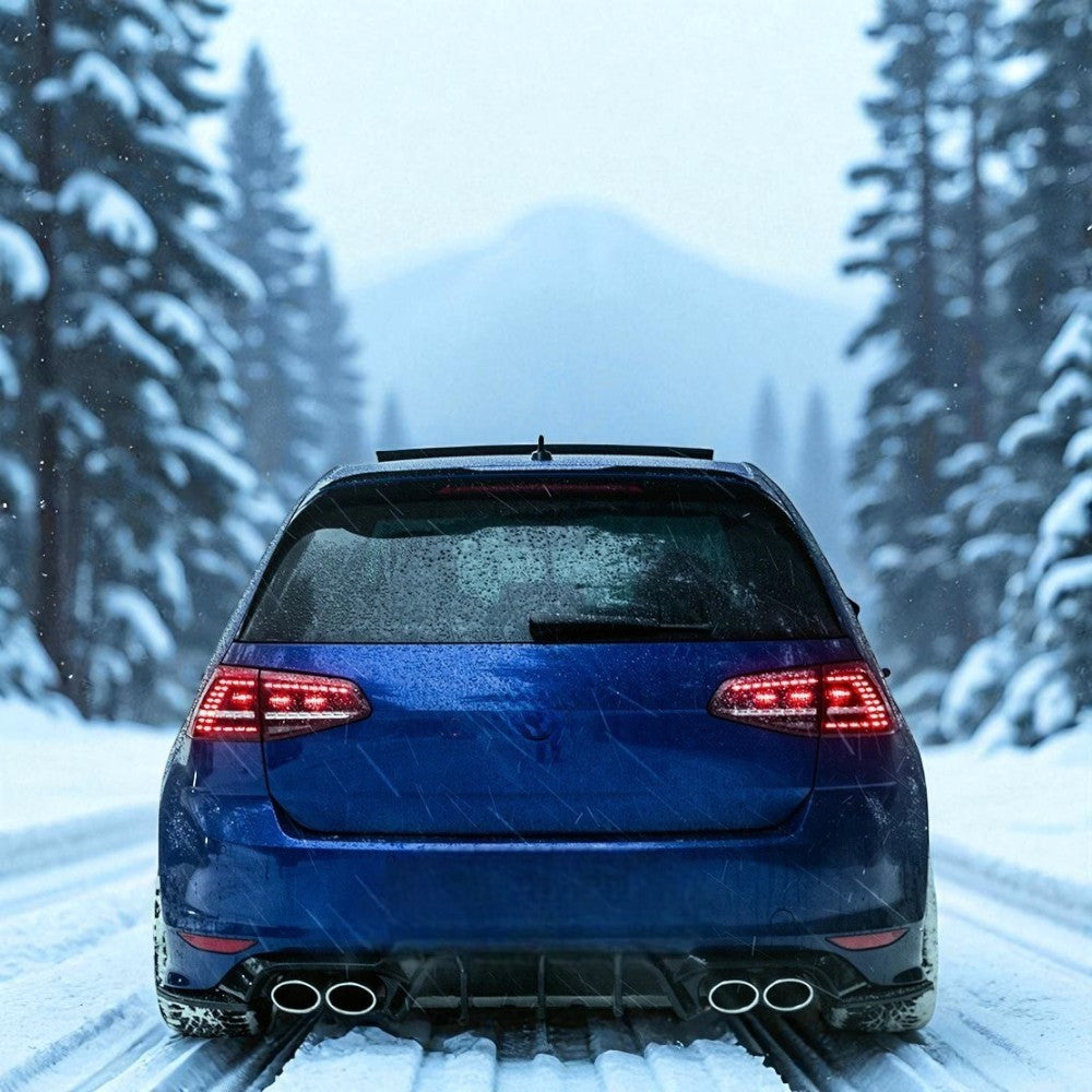🔥 Diffusore posteriore adatto per VW Golf Mk7 R dal 2013 al 2016 🔥