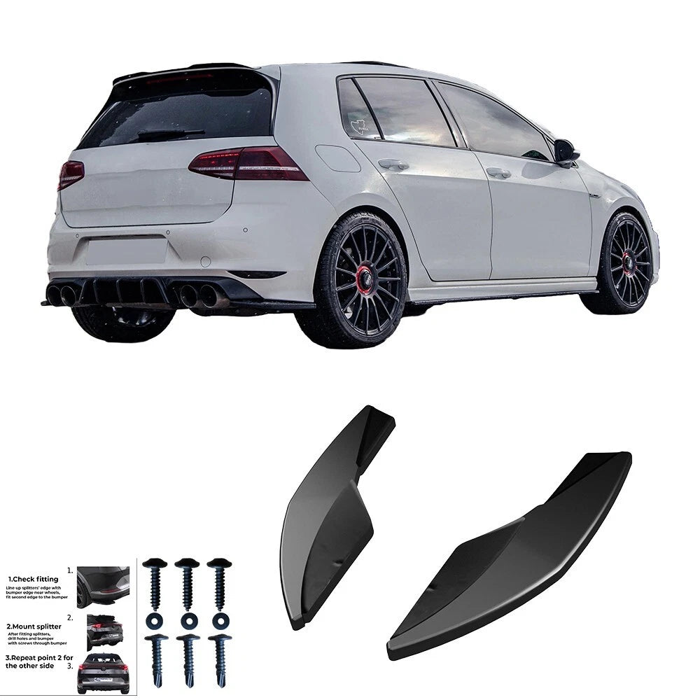 🔥 Alette Collo Coda adatto per VW Golf Mk7 R dal 2013 al 2016 v3 2 pz 🔥