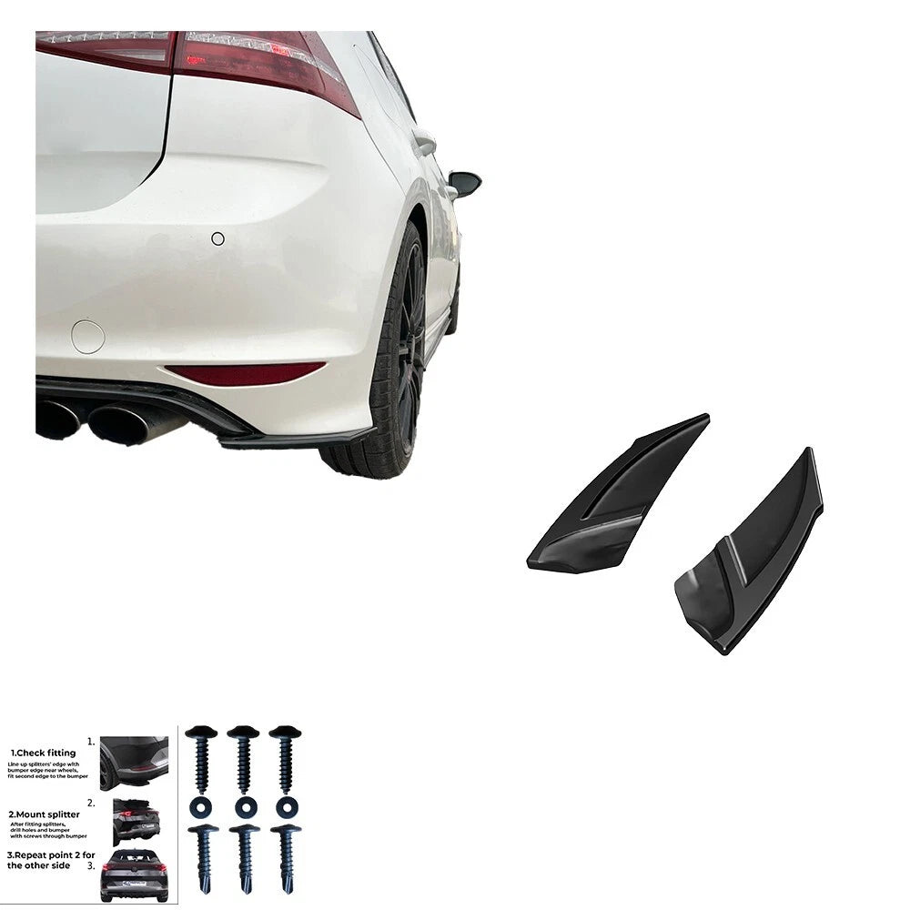 🔥 Alette Collo Coda adatto per VW Golf Mk7 R dal 2013 al 2016 2 pz 🔥