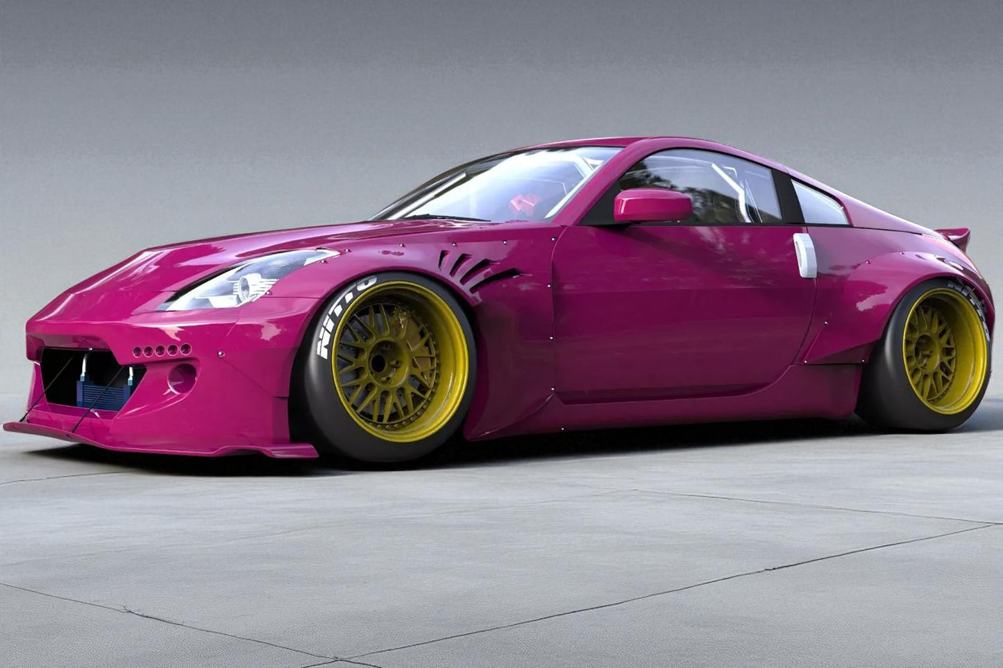 💫 Paraurti Anteriore "Rocket Style" per Nissan 350Z – Grembiule Frontale 💫