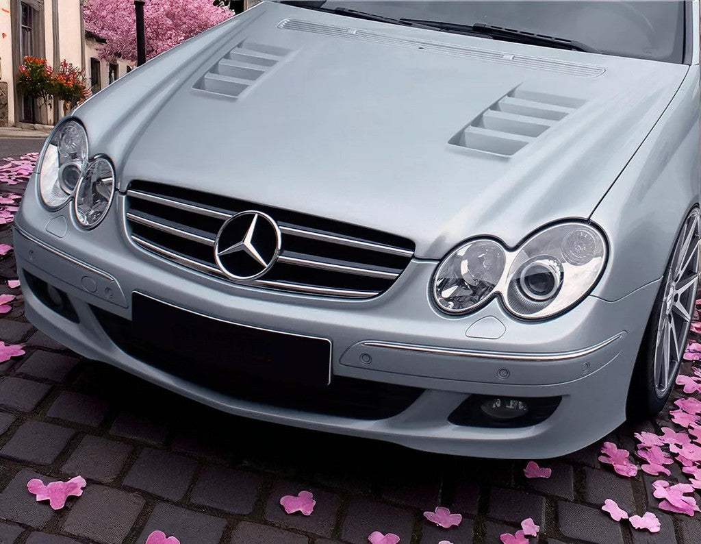 💫Cofano Motore in Vetroresina per Mercedes CLK W209 – Ricambio Leggero💫