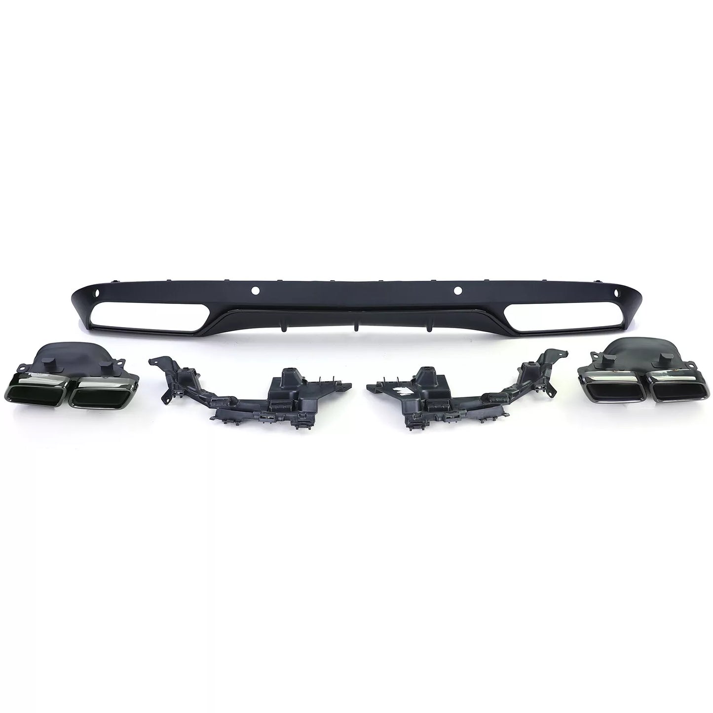 💫Diffusore Posteriore Sport + Terminali di Scarico per Mercedes Classe C W205💫