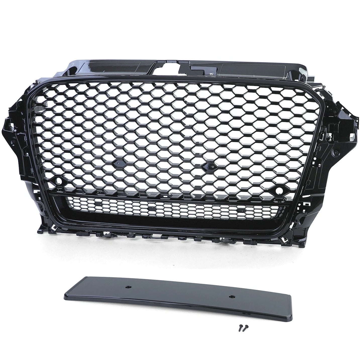 💫Griglia Sportiva a Nido d’Ape Nero Lucido per Audi A3 8V (2012–2016)💫