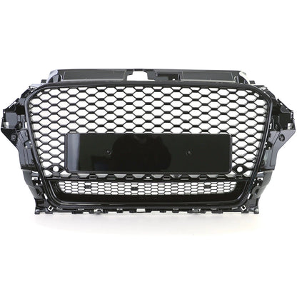 💫Griglia Sportiva a Nido d’Ape Nero Lucido per Audi A3 8V (2012–2016)💫