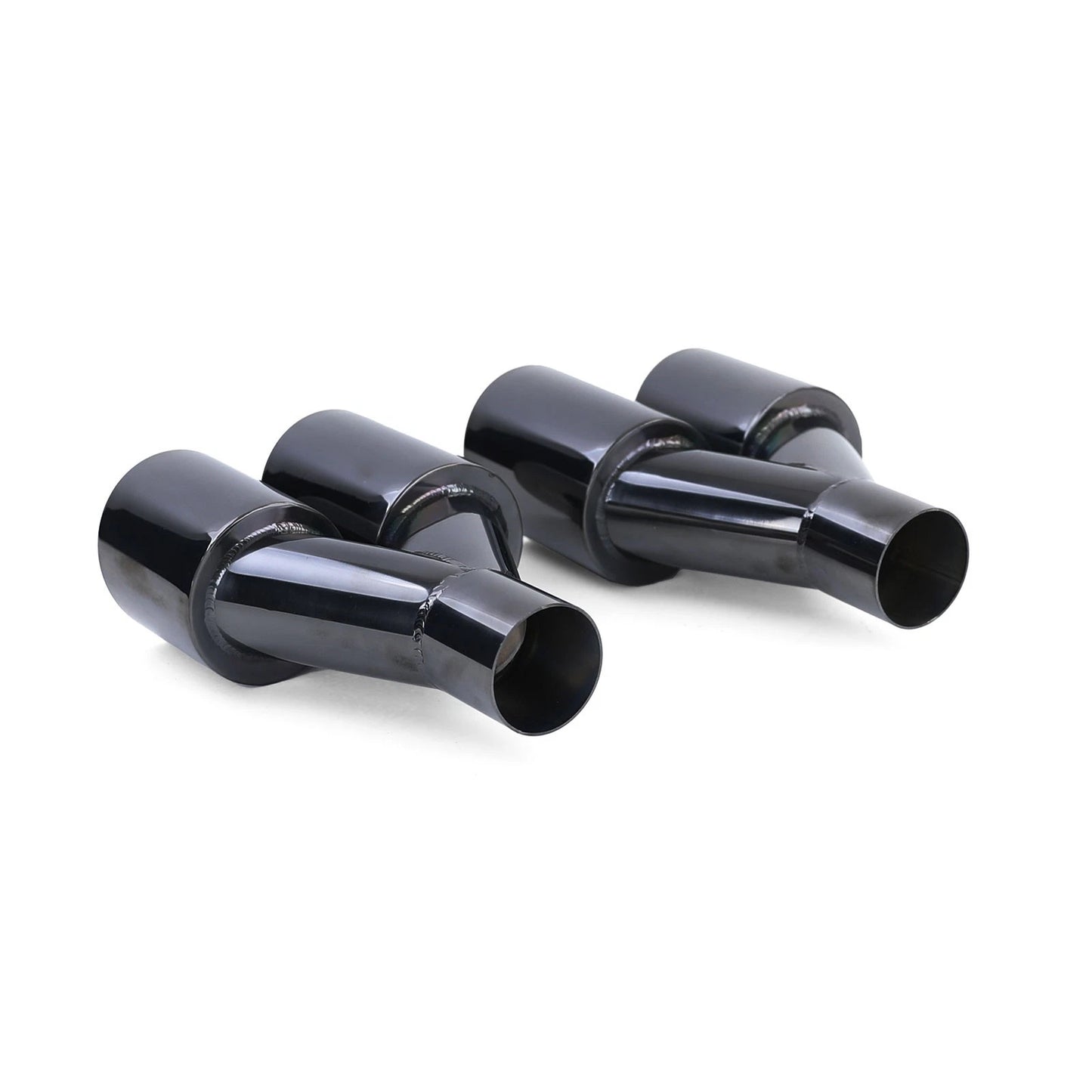 💫 Terminali di Scarico a Doppio Tubo Sport Look Nero per BMW Serie 5 F10/F11💫