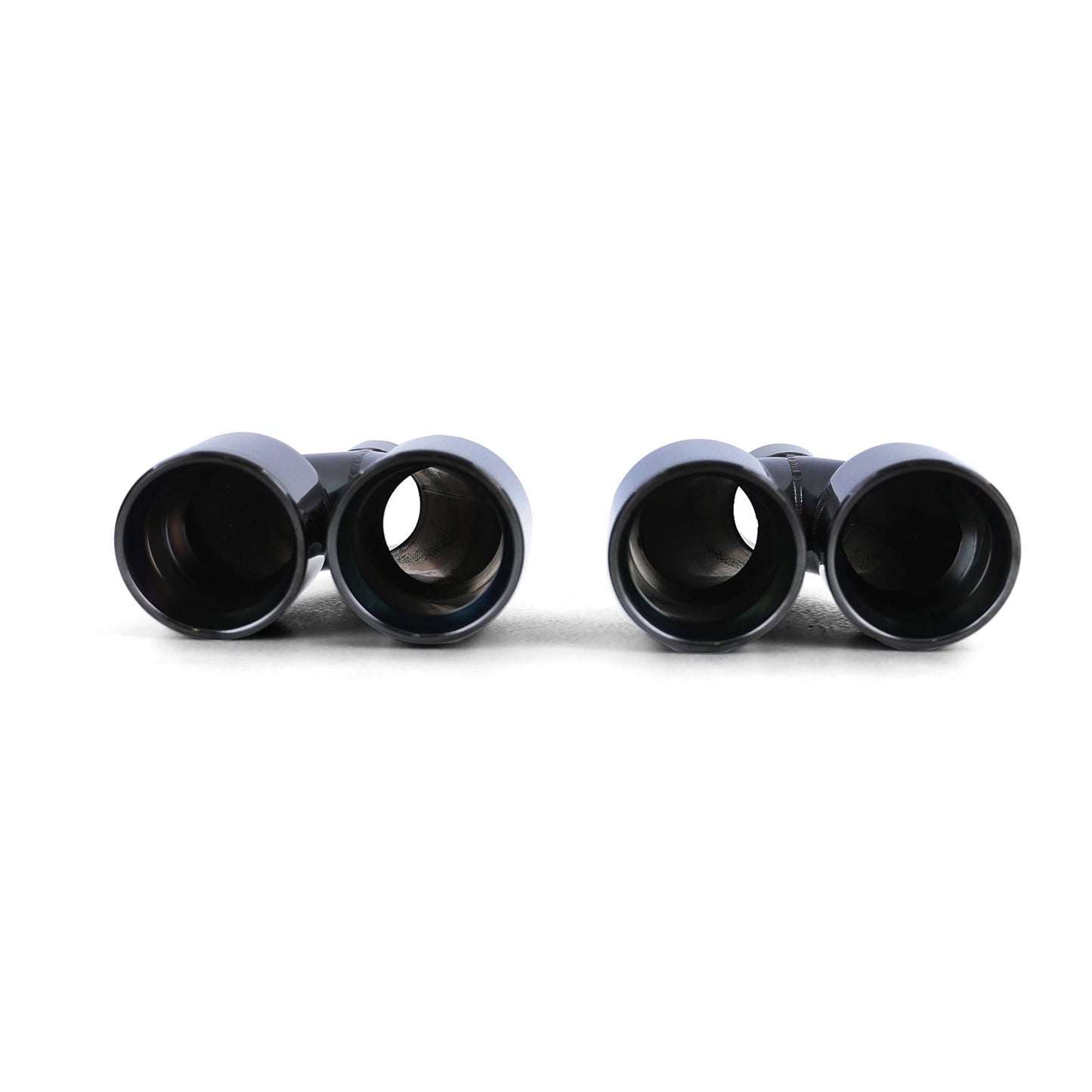 💫 Terminali di Scarico a Doppio Tubo Sport Look Nero per BMW Serie 5 F10/F11💫