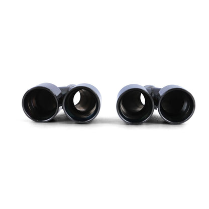 💫 Terminali di Scarico a Doppio Tubo Sport Look Nero per BMW Serie 5 F10/F11💫