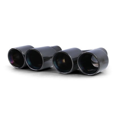 💫 Terminali di Scarico a Doppio Tubo Sport Look Nero per BMW Serie 5 F10/F11💫