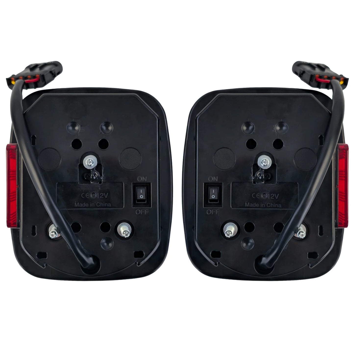💫Fanali Posteriori a LED Rosso Trasparente per Jeep Wrangler (1986–2007)💫