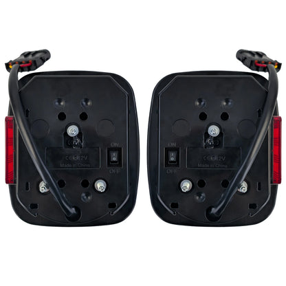 💫Fanali Posteriori a LED Rosso Trasparente per Jeep Wrangler (1986–2007)💫
