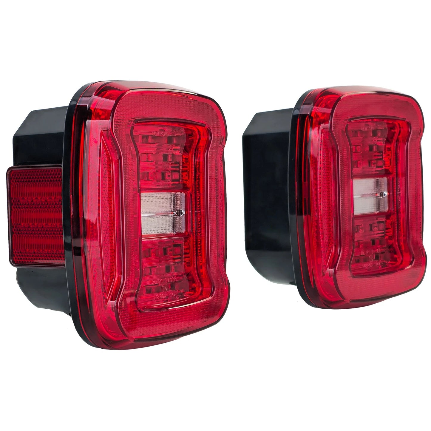 💫Fanali Posteriori a LED Rosso Trasparente per Jeep Wrangler (1986–2007)💫