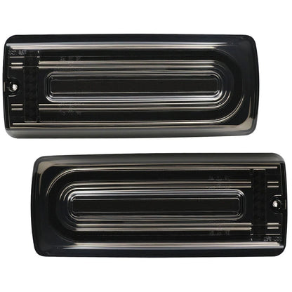 💫Fanali Posteriori a LED Neri con Barra Luminosa per Mercedes Classe G W463 💫