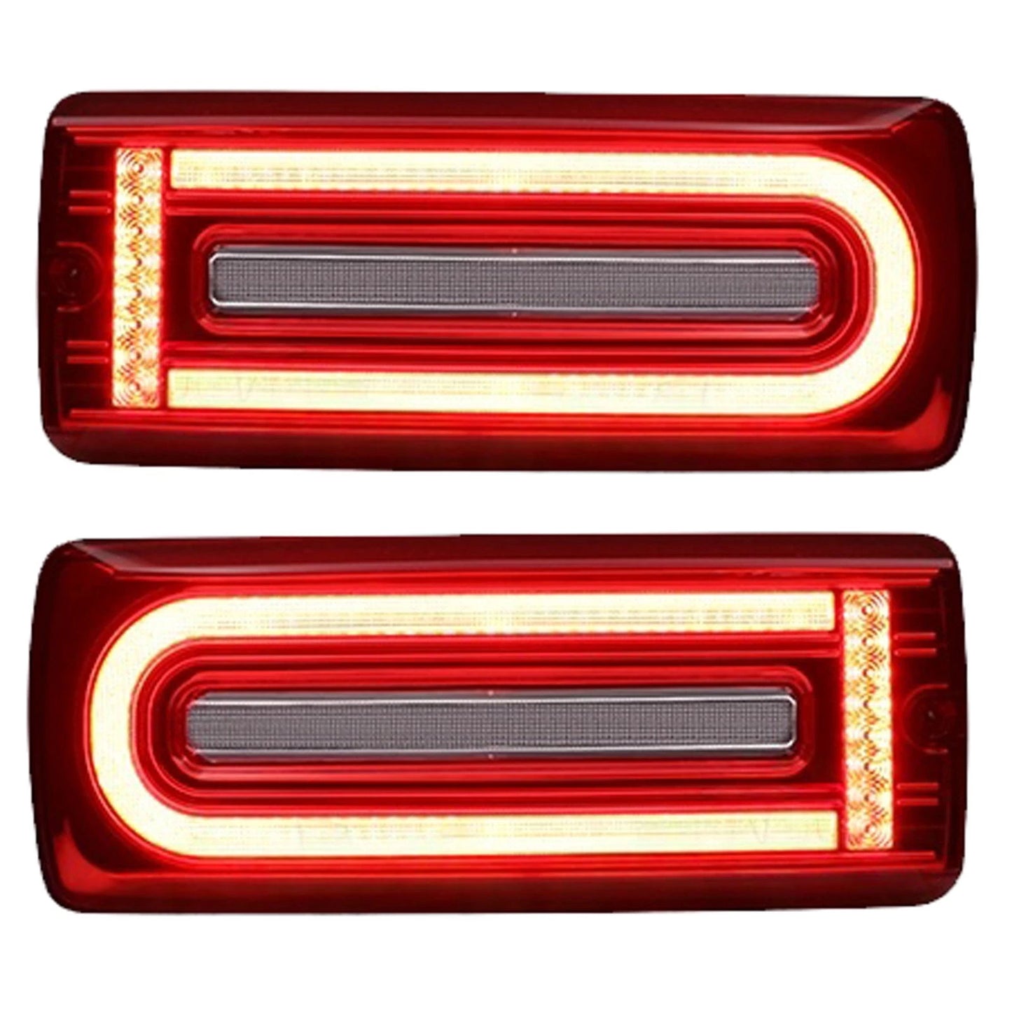 💫Fanali Posteriori LED Rosso Trasparente per Mercedes Classe G W463 (–2018)💫
