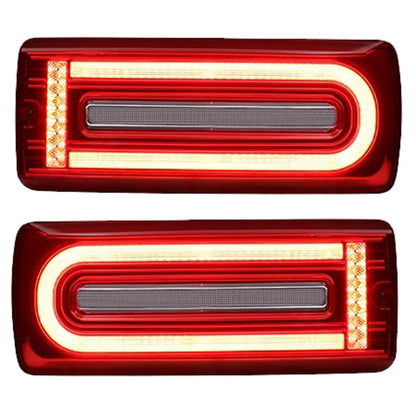 💫Fanali Posteriori LED Rosso Trasparente per Mercedes Classe G W463 (–2018)💫
