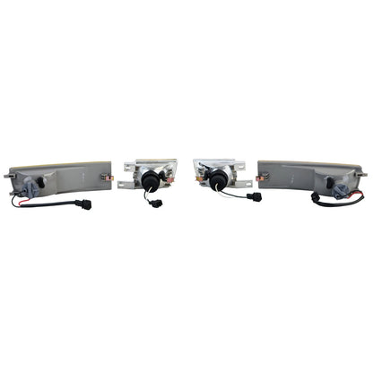 💫Set Fendinebbia in Vetro Giallo con Indicatore di Direzione per VW Golf 3 💫