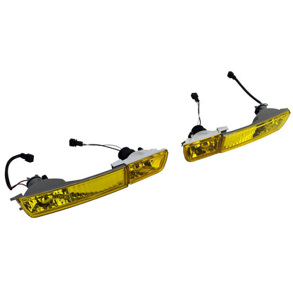 💫Set Fendinebbia in Vetro Giallo con Indicatore di Direzione per VW Golf 3 💫