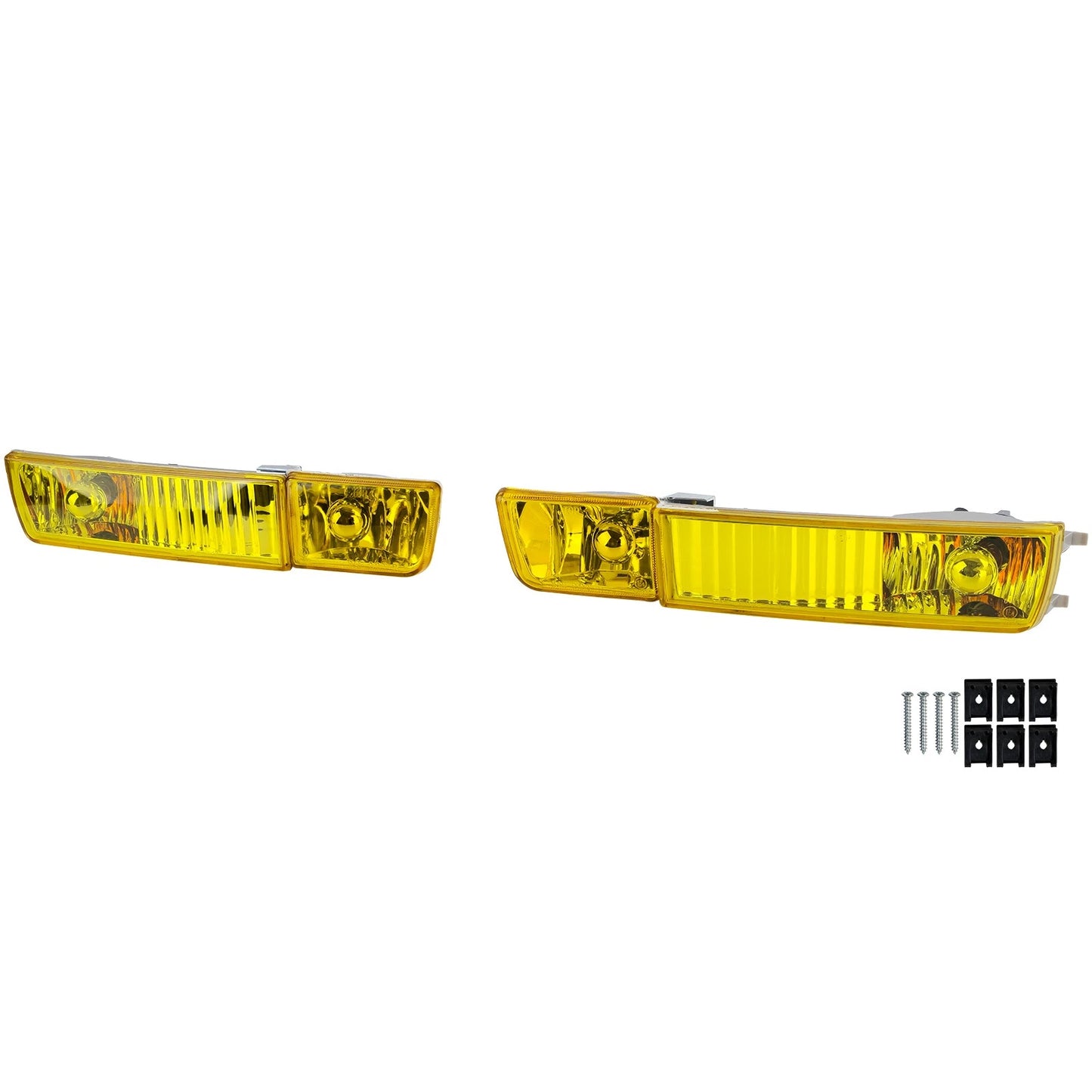 💫Set Fendinebbia in Vetro Giallo con Indicatore di Direzione per VW Golf 3 💫