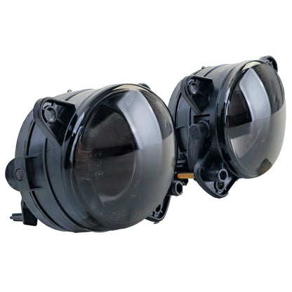 💫 Set Fendinebbia in Vetro Trasparente Nero Fumo per VW T5, Crafter, Polo 9N3💫