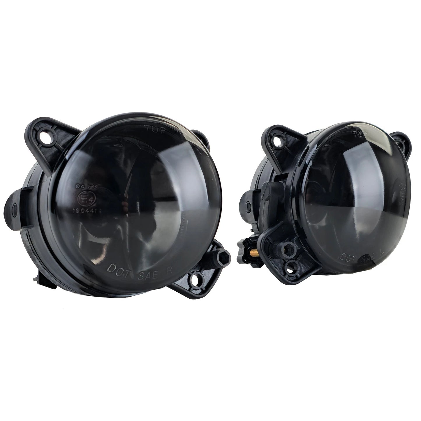 💫 Set Fendinebbia in Vetro Trasparente Nero Fumo per VW T5, Crafter, Polo 9N3💫