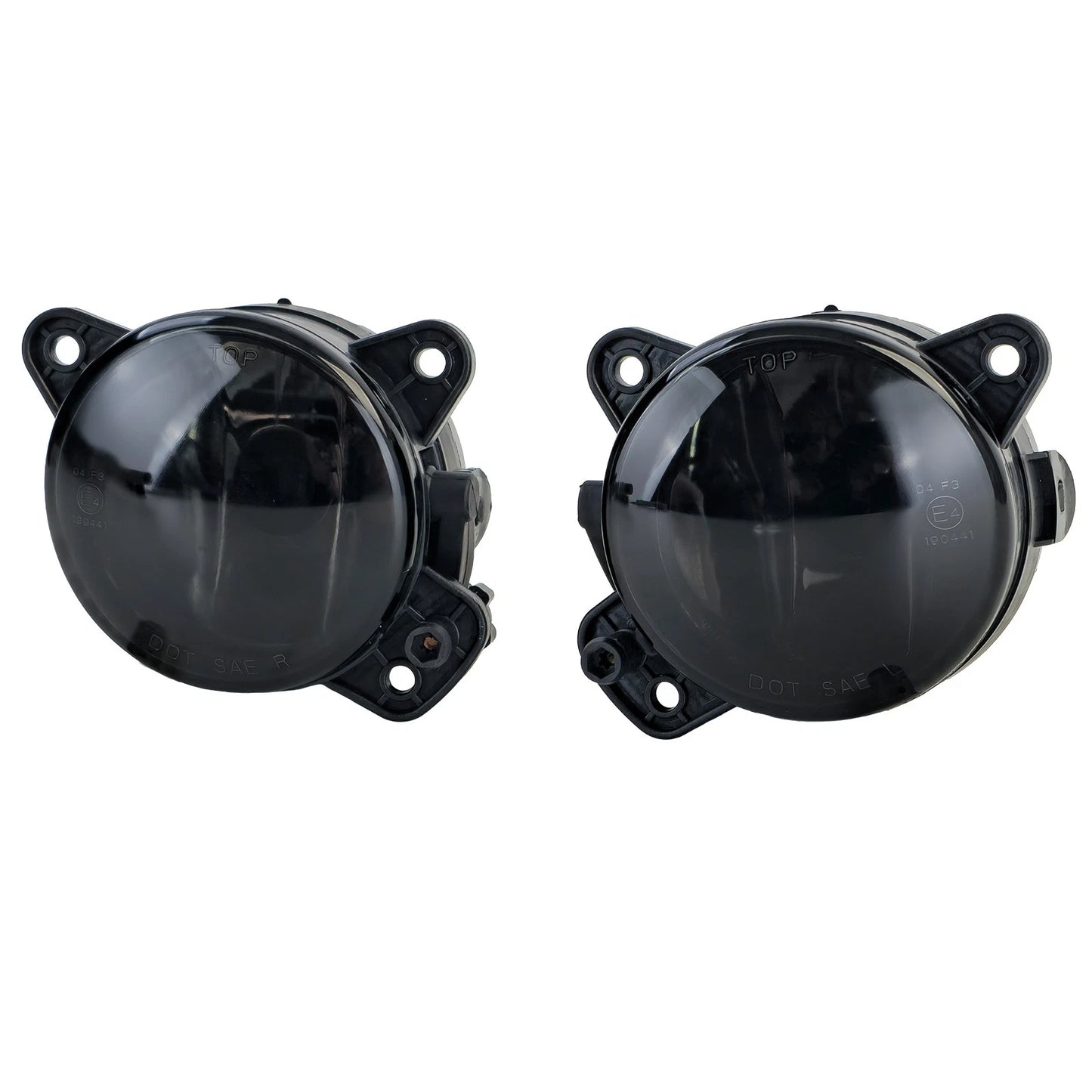 💫 Set Fendinebbia in Vetro Trasparente Nero Fumo per VW T5, Crafter, Polo 9N3💫