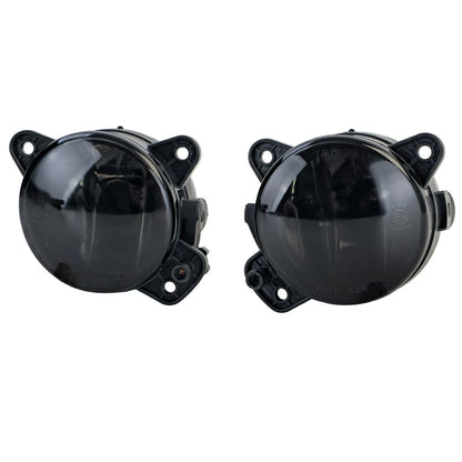 💫 Set Fendinebbia in Vetro Trasparente Nero Fumo per VW T5, Crafter, Polo 9N3💫